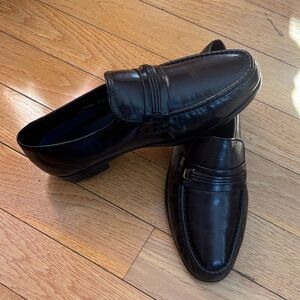 Bostonian Burgundy Leather Slip-On Penny Loafers Men’s 8-1/2